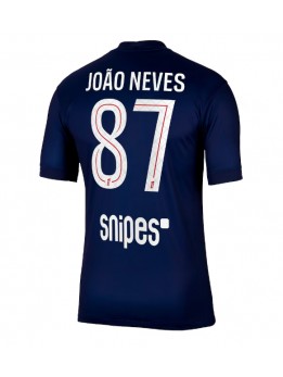 Paris Saint-Germain Joao Neves #87 Replika Hemmakläder 2025-26 Kortärmad